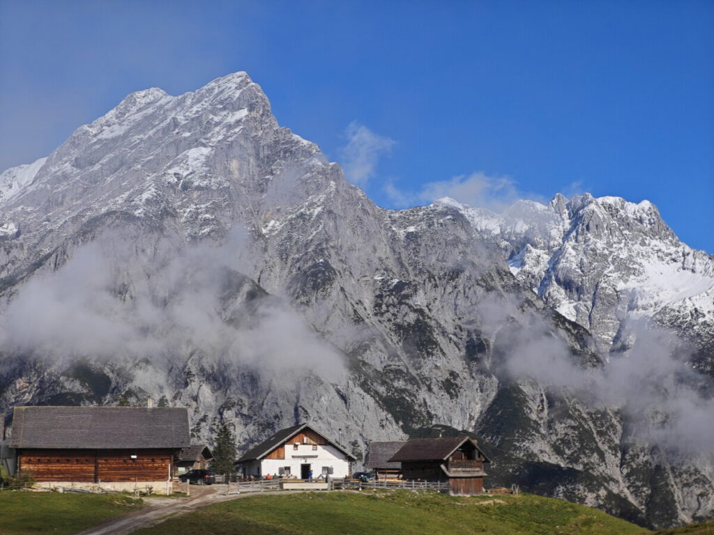 Besuch im Tirol Urlaub die Walderalm im Karwendel